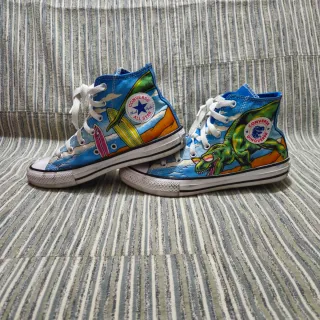 Zapatillas Converse Hi Top Dinoverse Rex 36