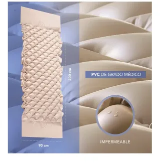 Colchón Antiescaras Burbujas Aire 130 Celdas