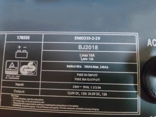 Cargador Bateria Coche/Camion 12V/24V- 100/240 Ah