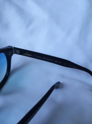 Gafas de sol Alu cristal azul degradado