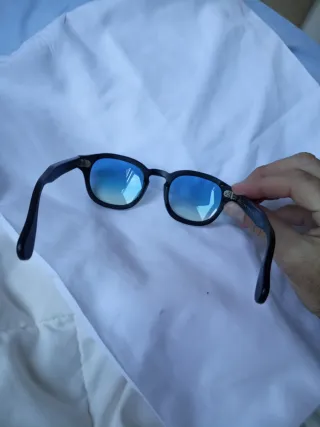 Gafas de sol Alu cristal azul degradado