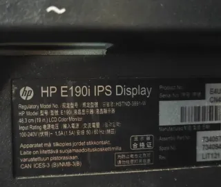 Monitor HP E190i IPS