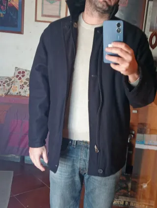 Cappottino Vintage Double Face Blu