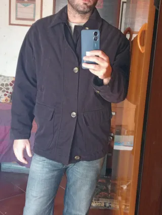 Cappottino Vintage Double Face Blu