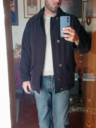 Cappottino Vintage Double Face Blu