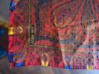 Foulard in seta Jean Patou