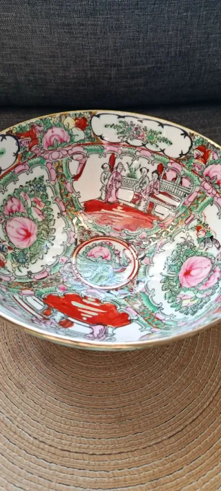 Cuenco porcelana China Macao S.XX