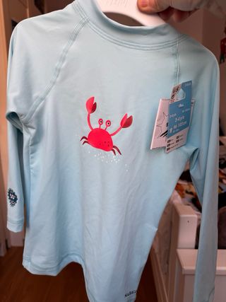 Camiseta protección solar Nabaiji 3-4 años