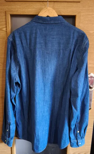 Camisa Vaquera Wrangler Western Talla XL (Nueva)