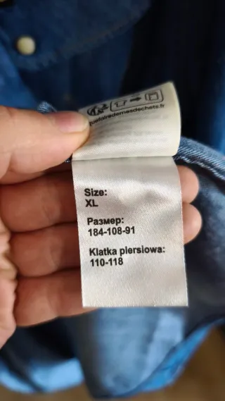 Camisa Vaquera Wrangler Western Talla XL (Nueva)