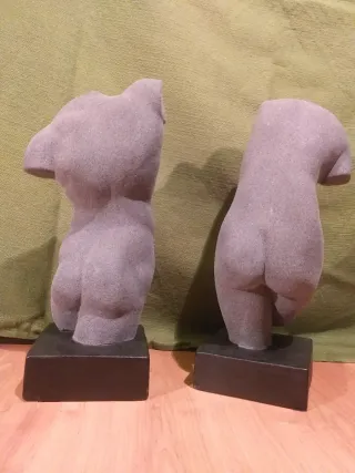 Esculturas efecto piedra o granito.