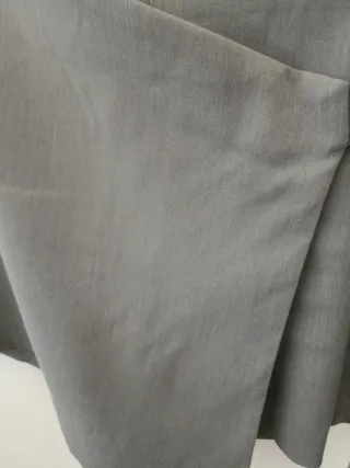 Falda Bermuda Gris Talla 40 Stradivarius