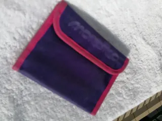 Portafoglio bambina fucsia, viola e verde