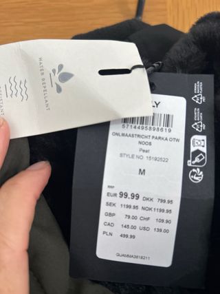 Abrigo verde oliva Only mujer