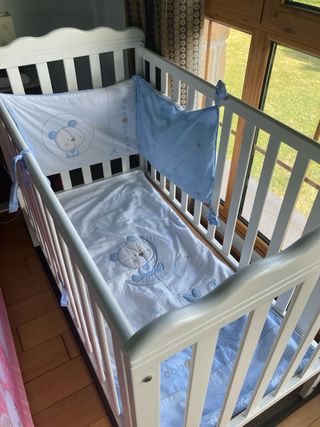 Cuna de madera colecho