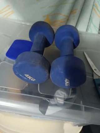 2 Mancuernas 4KG Azules