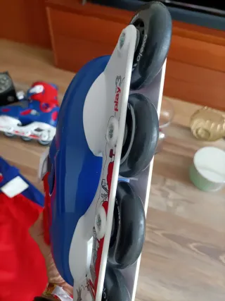 Patines Decathlon Azul Rojo Talla 30-32