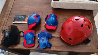 Patines Decathlon Azul Rojo Talla 30-32