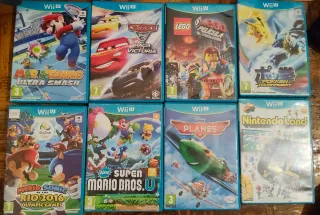 Pack 8 Videojuegos Wii U: Mario, Lego, Cars, Pokké