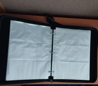 Álbum y cartas Pokémon doradas