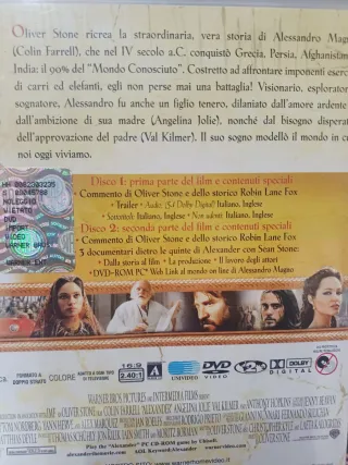 Alexander DVD Doppio Disco Jared Leto Jolie