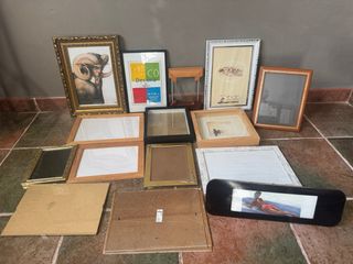 Lote cuadros marcos