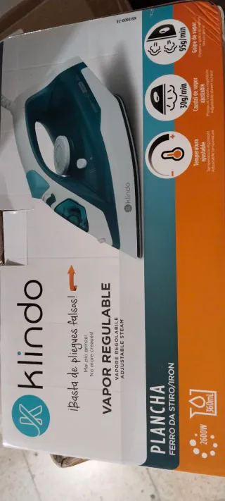Plancha de vapor Klindo 2600W