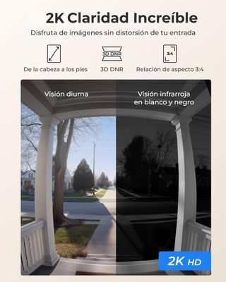 Videoportero Reolink 2K+PoE con función de llamada