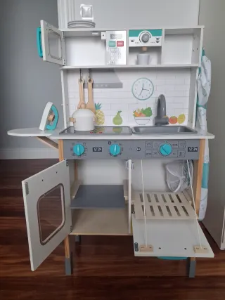 Cocinita de madera 4 en 1