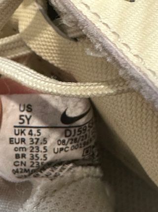 Botas de fútbol para Nike Mercurial, talla 37,5