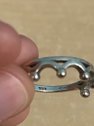 Anillo Roselin Plata 925 Corona