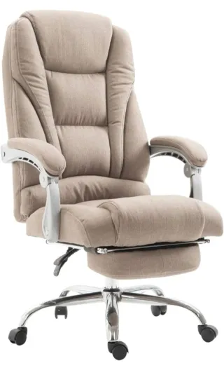 Silla de oficina ergonómica beige