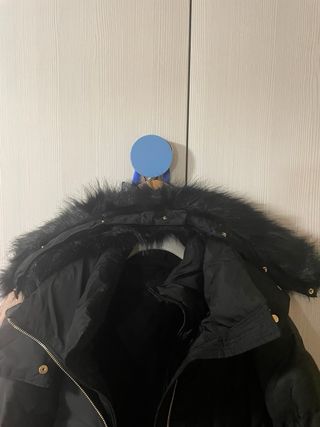 Plumífero Zara Impermeable Negro