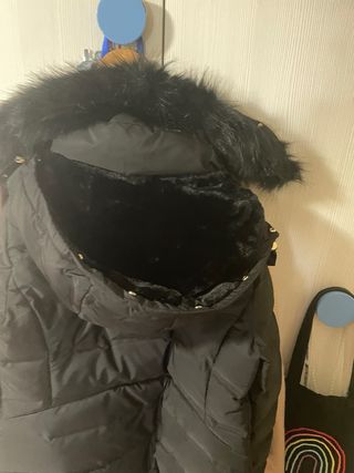 Plumífero Zara Impermeable Negro