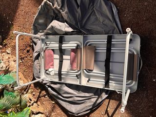 Banco y mesa plegable camping