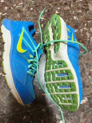 Zapatillas Nike Azules y Verdes
