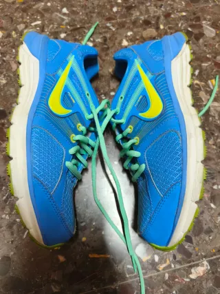 Zapatillas Nike Azules y Verdes