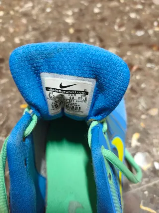 Zapatillas Nike Azules y Verdes