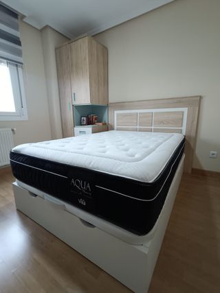 Canapé abatible con cajones / zapatero