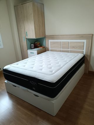 Canapé abatible con cajones / zapatero