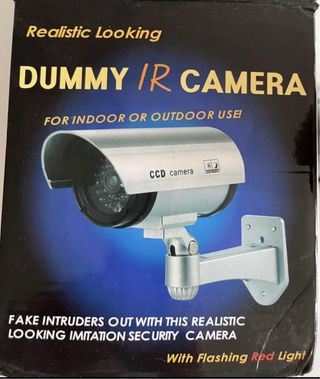 Cámara de seguridad falsa IR con luz roja