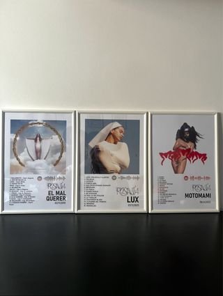 Pack de cuadros de Rosalía