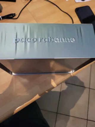 Scatola profumo Paco Rabanne alluminio