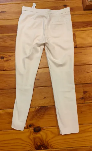 Pantalón de traje blanco Stradivarius