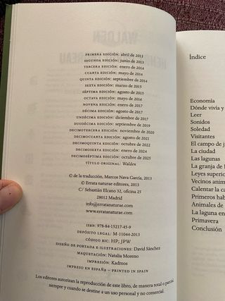 Henry David Thoreau./ Walden