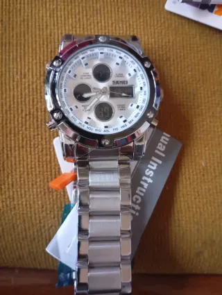 Reloj SKMEI Acero Cronógrafo Digital