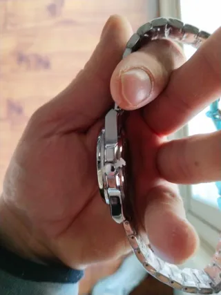 Patek Philippe Reloj Negro/Plateado