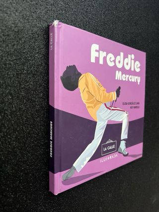 Libro ilustrado biografía “Freddie Mercury” nuevo