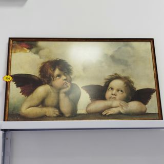 Cuadro Ángeles enmarcado