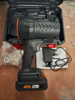 Pistola de Aire Caliente y Soplador Batería. Kit.